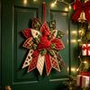 DIY Stoff-Weihnachtskranz Bastelset zum Handnähen einer strahlenden Patchwork-Dekoration für die Innen-Feiertagsdekoration