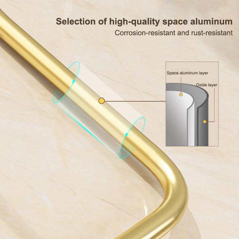 Wall Mounted Hair Dryer Holder Curling Iron Holder Hair Styling Tools Organizer With Shelf Hooks Multi-Functional Storage Rack