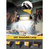 Work Light, 2800LM LED Work Light, Rechargeable Underhood Work Light, Magnetic Worklight, 3 Modes Bright Mechanic Light with Magnetic Base, Hook for