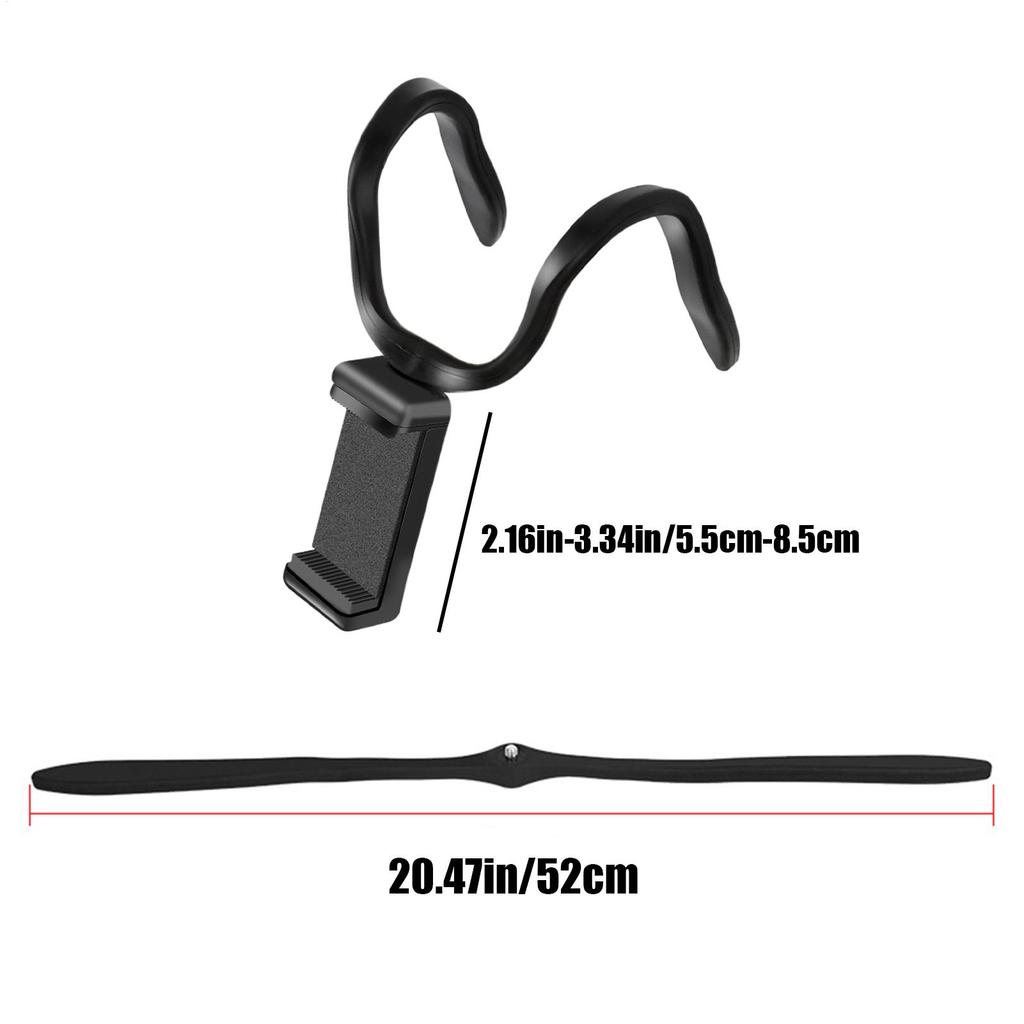 Phone Holder For Treadmill Folding Cellphone Bracket For Gym Hose Design Bendable Treadmill Phone Stand For Shopping Cart