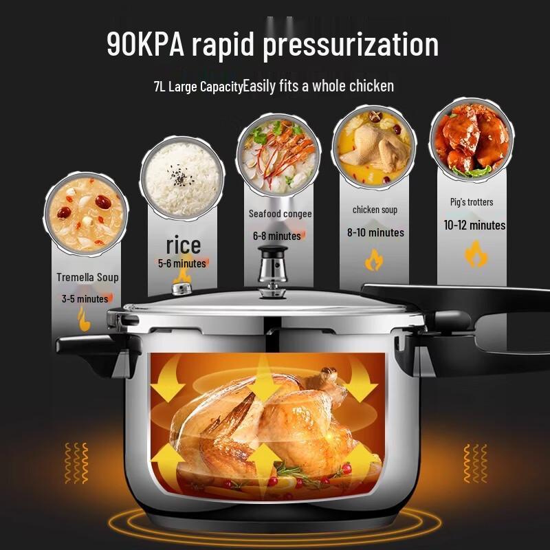 Supor 304 Stainless Steel Pressure Cooker