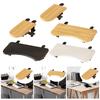 Clamp on Desk Shelf for Workstation with Arm Rest And Organizer
