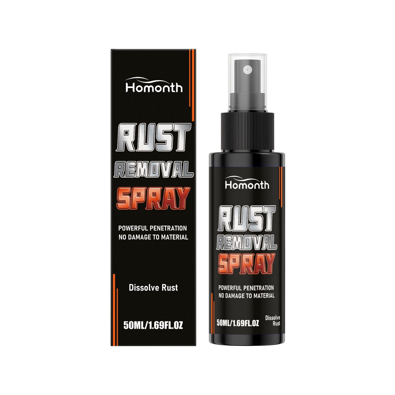 HOMONTH Rust Remover Spray - Car & Wheel Surface Cleaning, Gloss Renewal & Metal Rust Prevention.