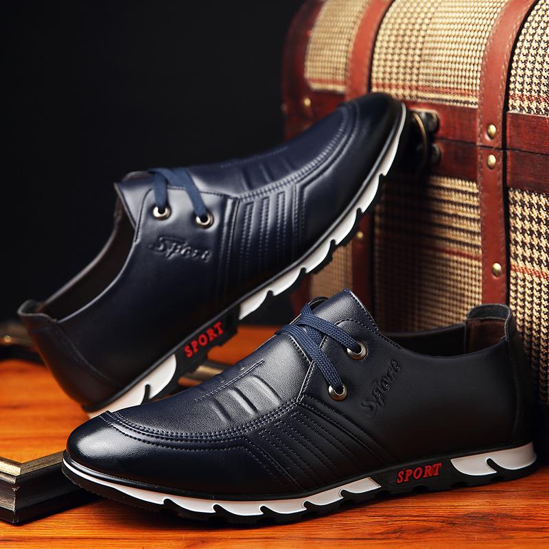 Plus Größe 38-46 NEU Echtes Leder Männer Freizeitschuhe Marke Herren Loafer Mokassins Atmungsaktive Slip-on Fahrschuhe hju7