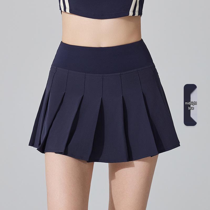 

Jiuyi Antibacterial Pleated Sports Skirt - Slim Fit for Running, Yoga, Tennis, Golf & Badminton S