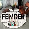 29 Style New Fender Retro Guitar Instruments Music Round Carpet Rug for Bedroom Living Room Sofa Decoration,pet Decor Floor Mat