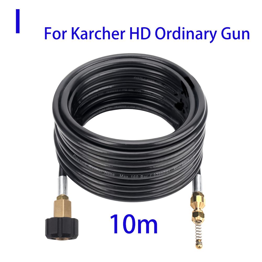 10 m Hochdruckreiniger-Pipeline-Abwasserbagger-Jet-Schlauch Kanalisations-Abfluss-Jetting-Kit Rohrverstopfung verstopfende Jet-Waschmaschine-Schlauchschnur