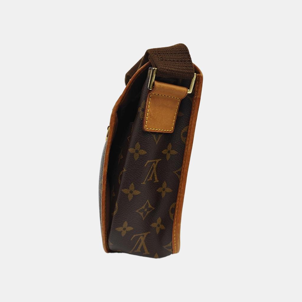 [Pre-Owned] Bosphore Small Brown Coated Canvas Monogram Crossbody Bag - Good #1OYWVB7
