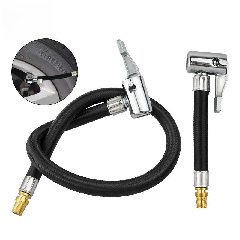 For STONEGO Car Tire Inflator Hose Inflatable Air Pump Extension Tube Adapter Twist Tyre Connection Locking Air Chuck