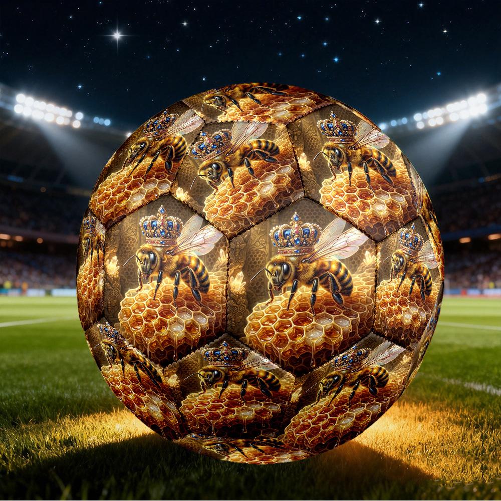 1pc Royal Honeycomb Size 5 Soccer Ball Professional Match Training Football Indoor &Outdoor Sports Ball Training Ball Lightweight Durable y51
