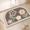 Diatom Mud Soft Floor Mat Bathroom Quick Drying Toilet Door Mat Absorbent Non-slip Toilet Toilet Rug