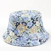 Spring and Summer Cotton Print Bucket Hat Fisherman Hat Outdoor Travel Sun Cap For Men And Women 160