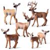 Cross-Border Christmas Wildlife Deer Model Cake Decoration Set