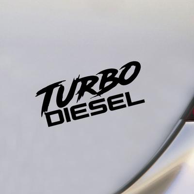 1 Adet Evrensel Araba Tasarım Çıkartmaları TURBO DİZEL Komik Vinil Çıkartma Araba Kamyon Gövde Çıkartmaları Araba Dış Dekor Aksesuarları