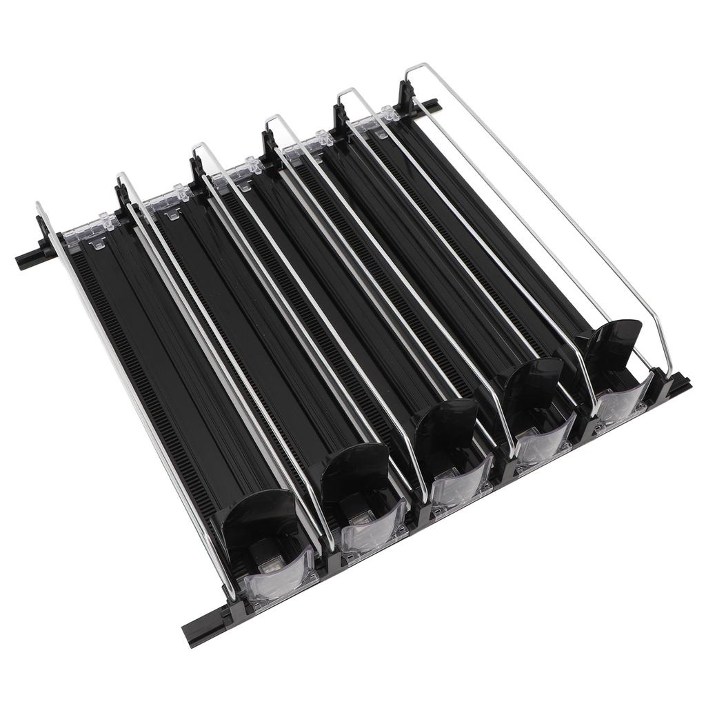 5 Stück Getränkeorganisator für Kühlschrank Automatischer Schieber Gleit Selbstschiebender Soda Dosen Spender Bier Limonade Dosen Wasserflasche Getränk