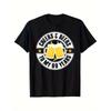 Men'S Humorous 60Th Birthday Beer Celebration T-Shirt - Cheers & Beers for My 60Th Anniversary Graphic Tee - Comfortable Breathable Crew Neck Short