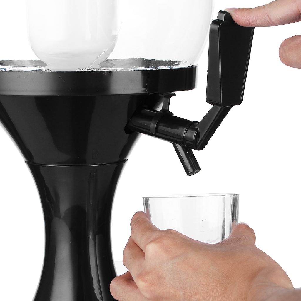 Stroj na výdej piva Nádoby na pití Průhledný design vrstvy Bar na benzínové pumpě Ledové jádro Pivo Kuchyně Nápoj Víno 22X50CM