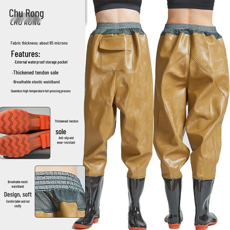 Churong PVC Waist-High Fishing Waders