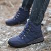 Winter new large size couple high top snow boots velvet warm tarp outdoor men's shoes