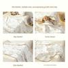 Pure Cotton Children's Cartoon Gauze Blanket for Office or Home - Lightweight Summer Quilt