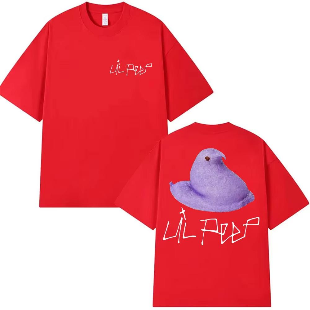2026 summer Funny Lil Peep Little Bird Meme T Shirt Unisex Womens Retro High Quality Fashion Tshirts Casual Short Sleeve TShirt