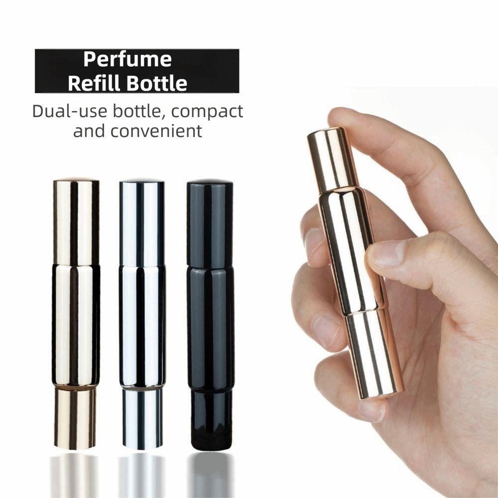 3Pcs Refillable Perfume Sub-bottling Set 10ml Refillable Roll On Bottle Cosmetics Storage