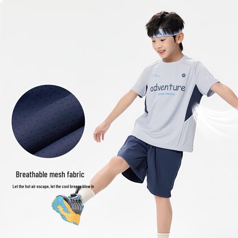 EBAER Kids' Summer Sport Short-Sleeve Two-Piece Set