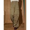 Coolhut American Retro Plaid Workwear Loose Autumn and Winter New Women's Fashion Plaid Straight Casual Pants