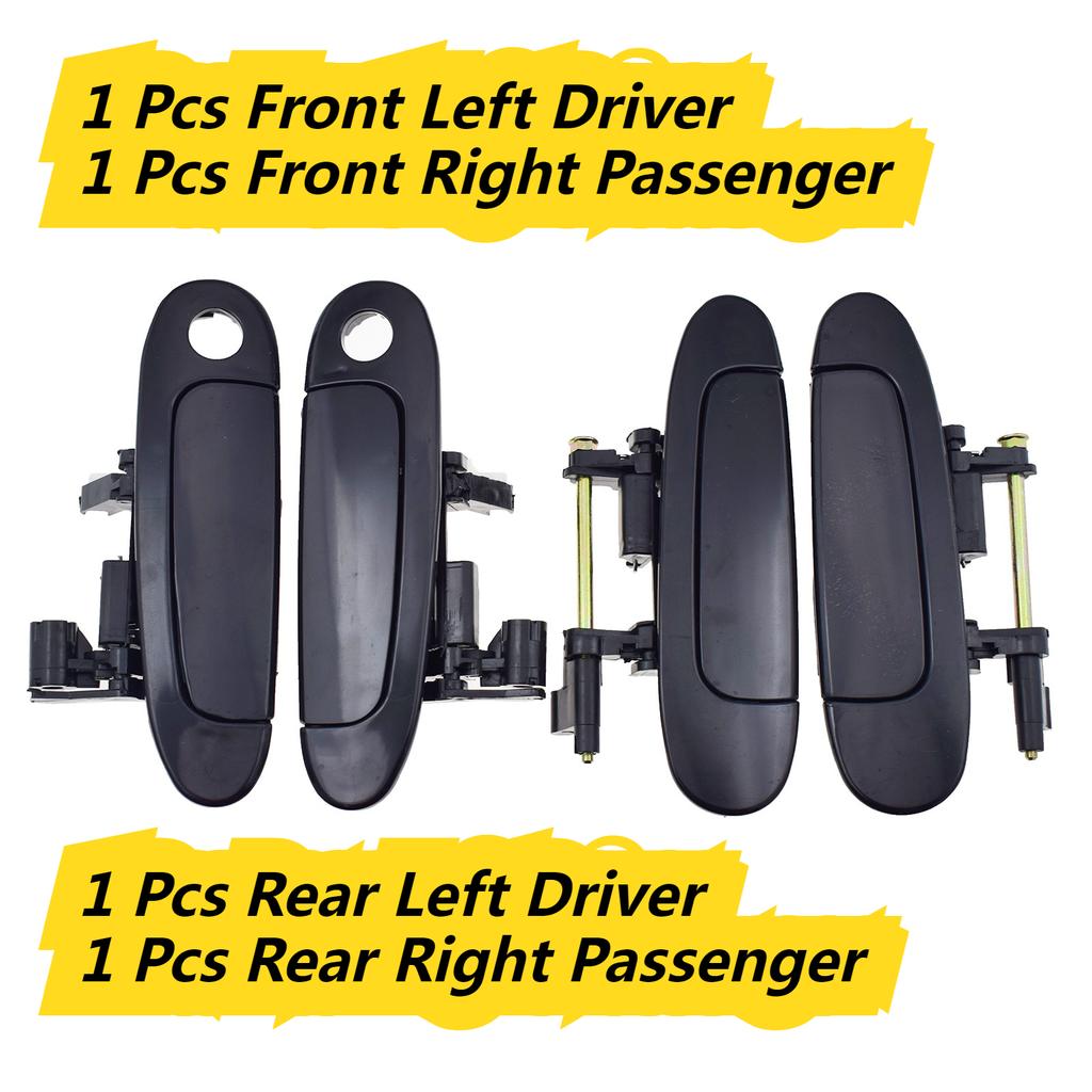 1/ 2/ 4 Pcs Outside Door Handle Front or Rear Left Driver or Right Passenger For Toyota Echo 1.5L 2000 2001 2002 2003 2004 2005