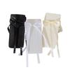 Women Japanese Ballet Sheer Mesh Pantyhose Stockings Crisscross Pattern Cute Ribbon Bowknot Fishnet Tights Leggings