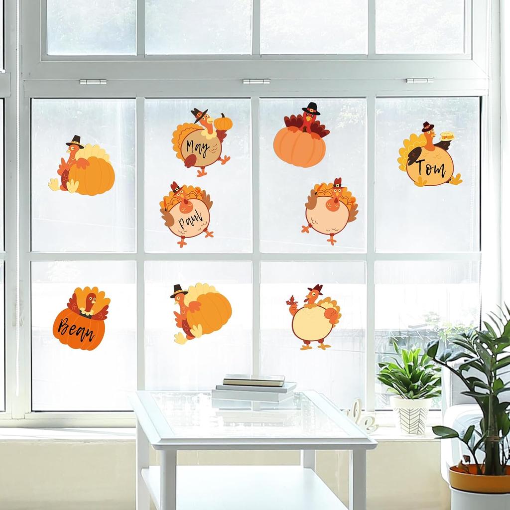 Fancy Land Turkey Cutouts 54 Pcs Fall Thanksgiving Decorations Holiday School Party Classroom Bulletin Board Decor