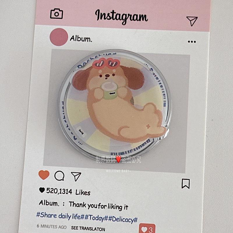 Cute Cartoon Pony MagSafe-Compatible Rotating Airbag Phone Bracket