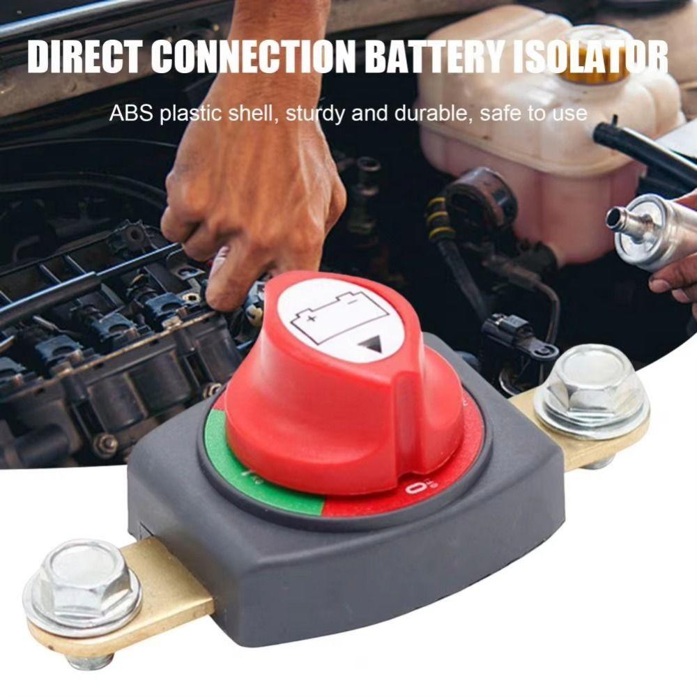 

Heavy-Duty Battery Disconnect Switch Waterproof Power Cut Master Isolator For Cars/Rvs/Boats Style 3