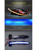 Skoda Octavia 2021+ Blue Sequential Rearview Mirror Turn Signal Light Modification