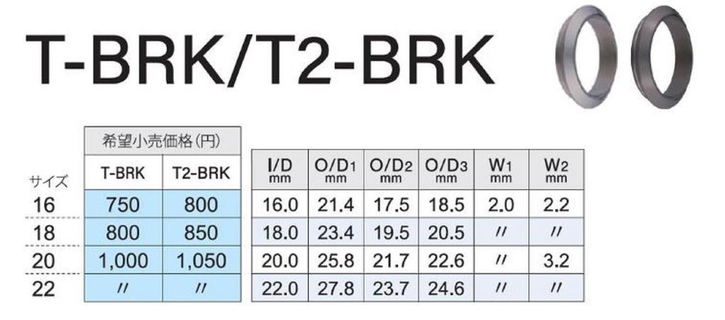 Fuji Titanové díly T-BRK18 pro TCH velikost 18 TCH (0122)