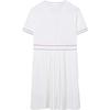 New FILA Short Sleeved Dress Women's White F11W331313FWT