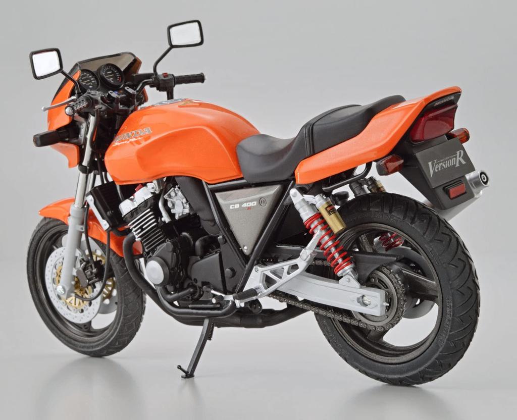 AOSHIMA The Bike Series Honda NC31 CB400 SUPER FOUR Version R 1995 Plastikmodellbau Farbe 1/12 Nr.37