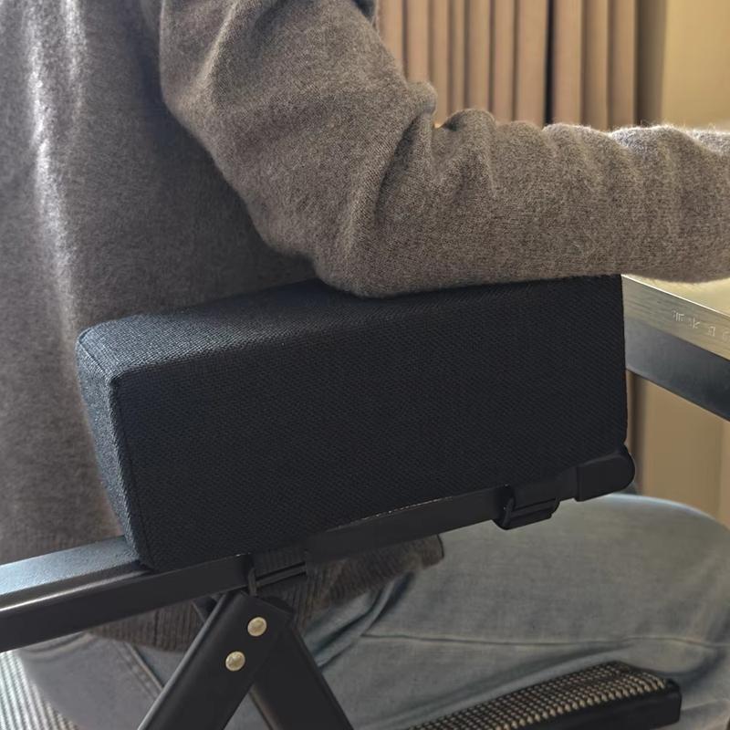 Cotton Linen Foam Elbow Pillow Chair Armrest Pad Support Arm Rest for Office Gaming Chair Armrest Chair Cushion Pad Elbow Relief