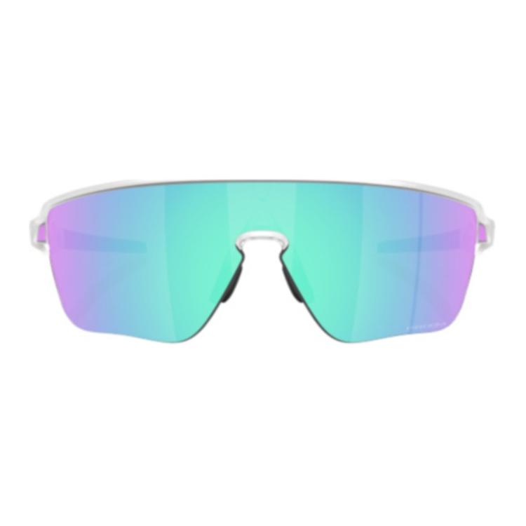 Oakley Corridor Sq Logo Temples Propionic Acid Irregular Sunglasses Men's White