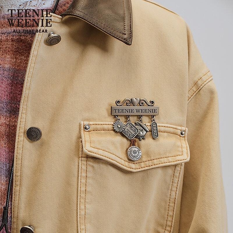 Teenie Weenie Women's Bear Letter Spring Jacket