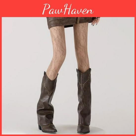 Floral Retro Sexy Vine Fishnet Stockings Seethrough Lace Pantyhose