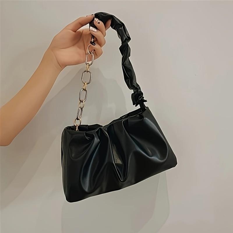 Versatile Handbag Single Shoulder Chain Bag And a Pleated Cloud Bag Suitable for Commuting to Work, Valentine'S Day Dates, And Everyday Use