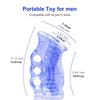 Männlicher Masturbator, Penishülle, Penisvergrößerer, Blowjob-Spielzeug für Männer, offene Penishülle mit strukturierter Vagina für männliche Blowjob-Spielzeug-Masturbation