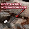 High-carbon Steel Solid Hammer Heavy-Duty Wall Smashing Sledgehammer Octagonal Hammer  Hand Tools