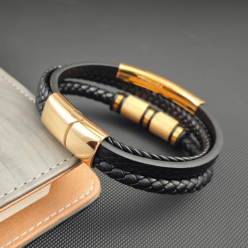 Jiangmingao Jewelry Bracelet Classic Cool Men Punk Rock Fashion Bracelets Free Delivery Shipping Items Discount