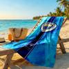 Asciugamano da Spiaggia Stile Manchester City FC Morbido Resistente Asciugatura Rapida Confortevole Leggero Adatto per Nuoto, Palestra, Campeggio, Yoga Vacanze