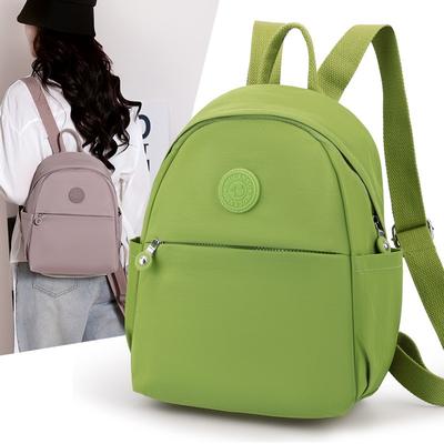 Neuer trendiger Kunst-Outdoor-Reiserucksack einfarbig schlichte Mode mittelgroßer Mama-Rucksack lässiger Damenrucksack