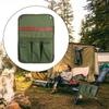 Pouch Camping Chair Armrest Storage Bag Hanging Pocket Canvas Multi Pockets Organizer with Snap