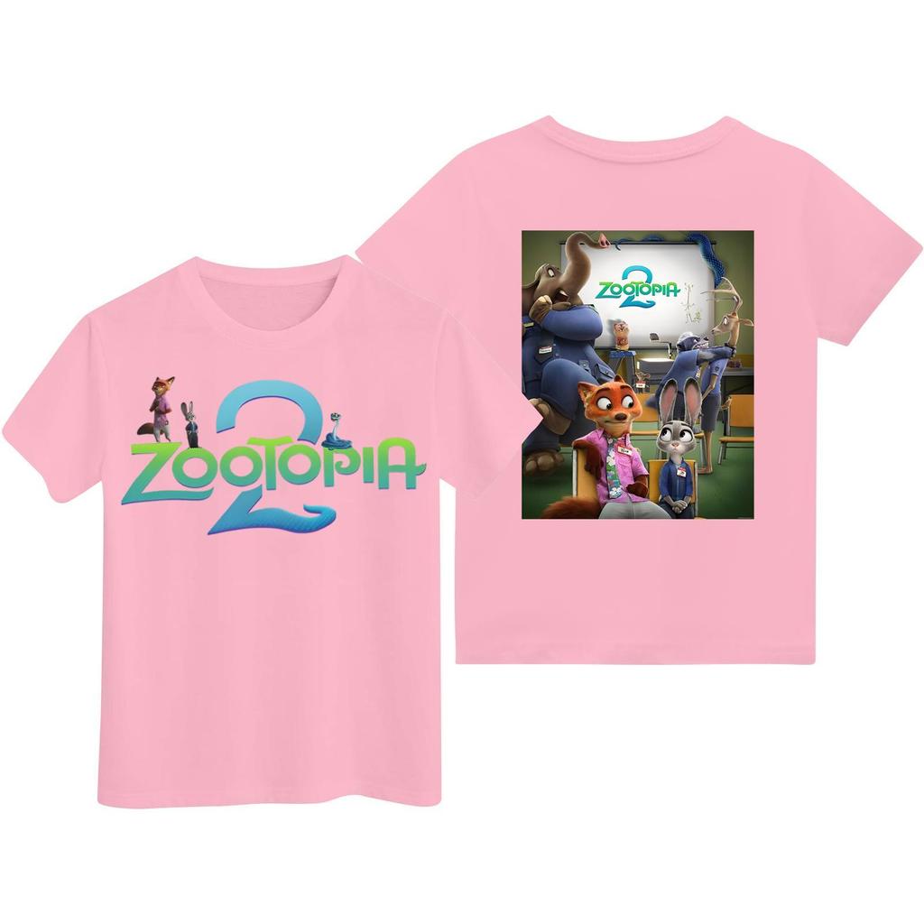 Children's Casual Fashion Cartoon Print Short-sleeved T-shirt Top