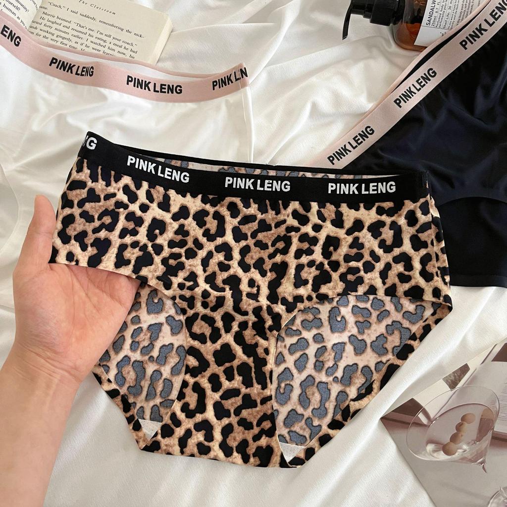 Calcinhas Sem Costura de Seda Gelo Estilo Japonês de Cintura Média - Sem Enrolar, Calcinhas Sexy de Peça Única para Mulheres